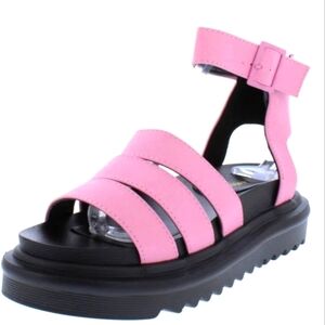 NEW! Lemonade Ankle Strap Platform Pink Sandals